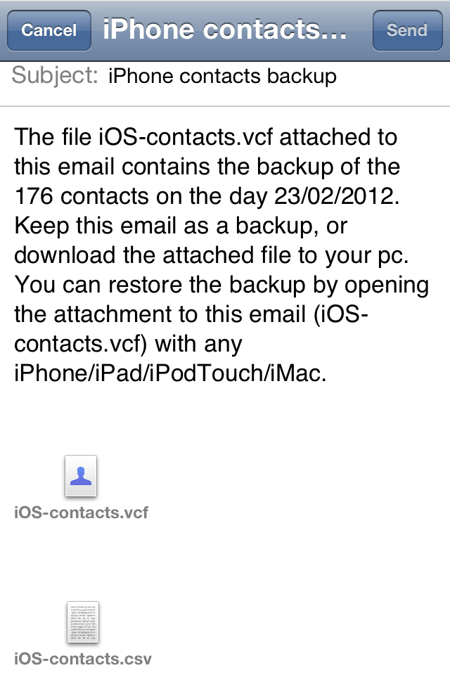 iPhone Screenshot 1